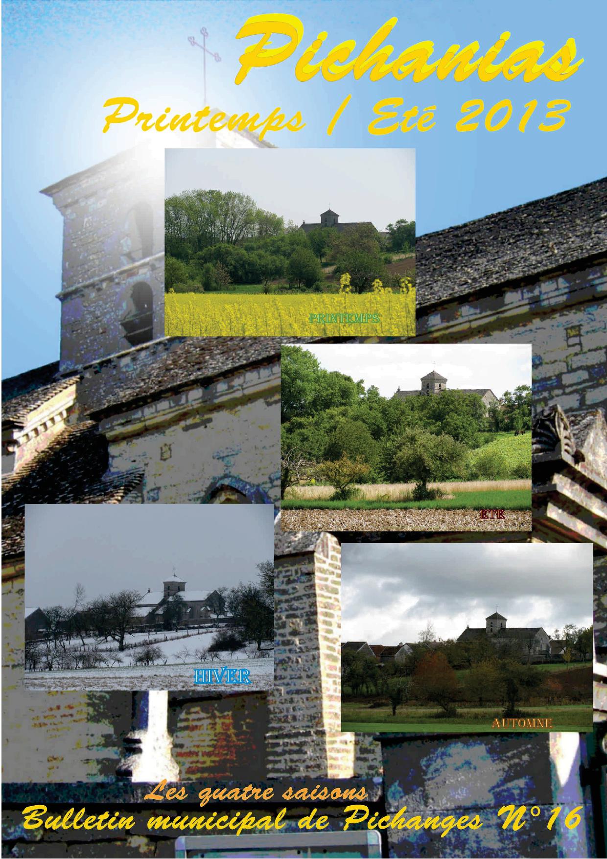 Pichanias n°16 Printemps/Eté – 2013