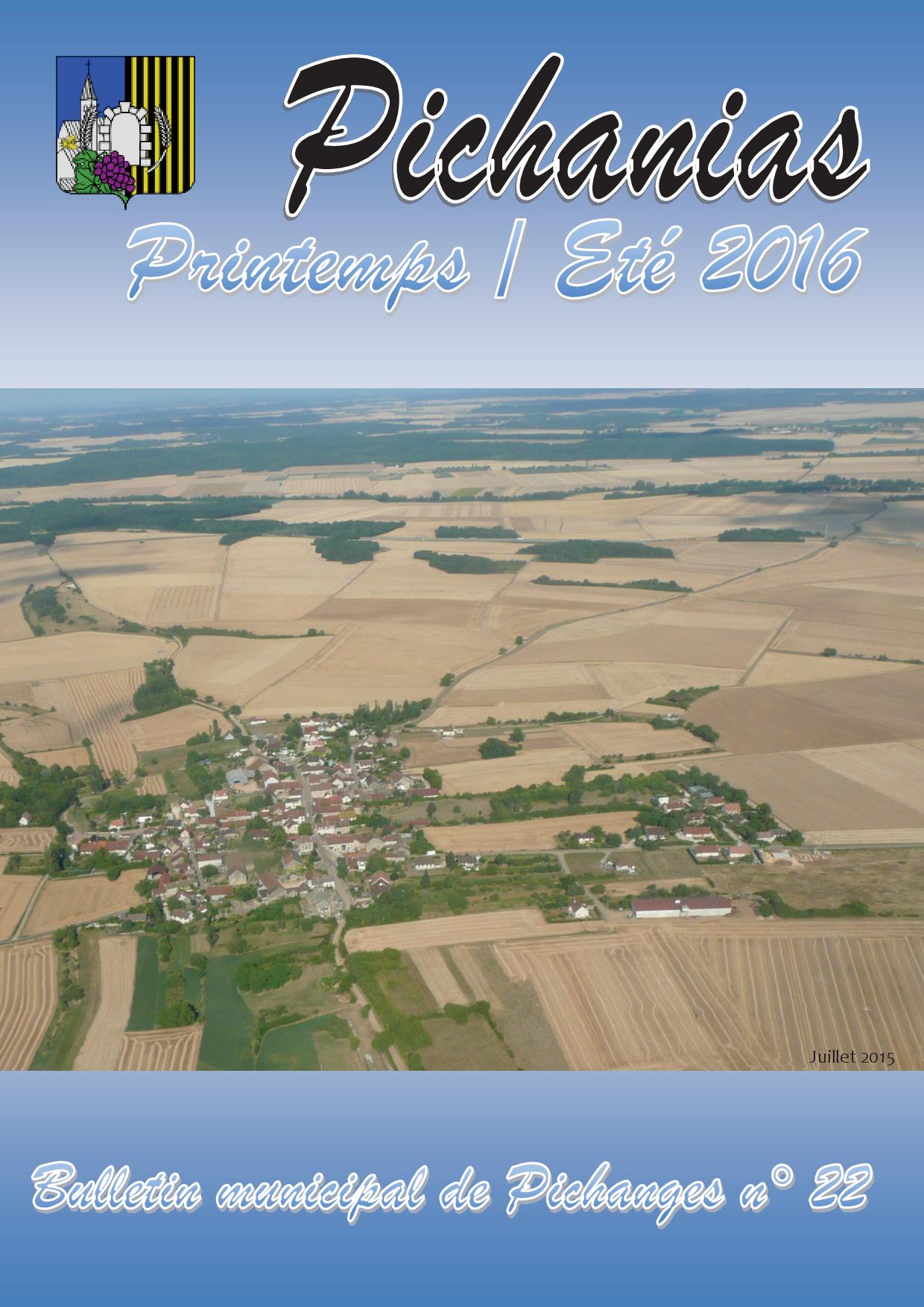 Pichanias n°22 Printemps/Eté – 2016